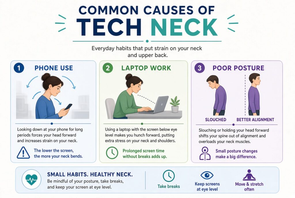 Common Causes of Tech Neck