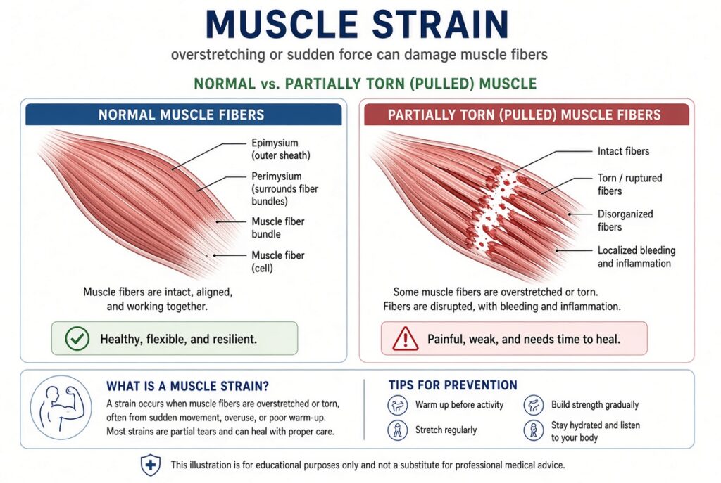 Pulled Muscle (Anatomy / Grades)